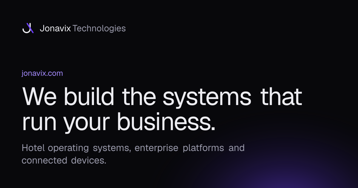 Jonavix Technologies — Custom Software Development Company